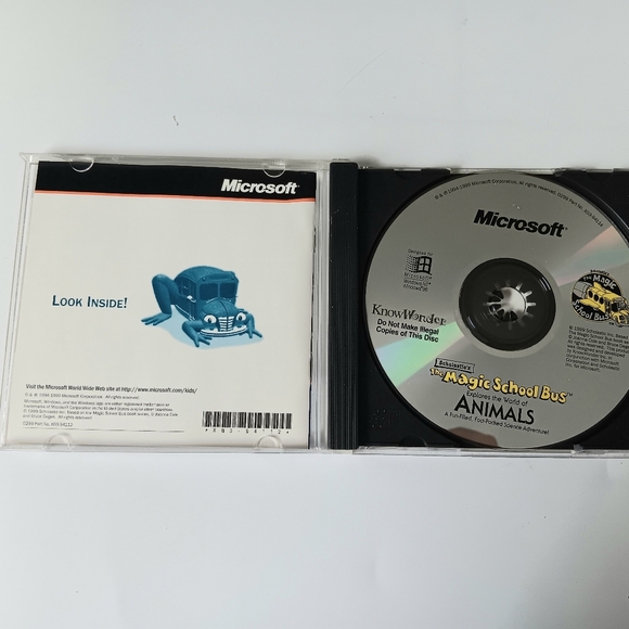 Microsoft Scholastic 90s Magic School Bus Explores World Of Animals PC Game - Picture 6 of 9